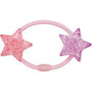 ヘアゴム スター HAG3 ピンク＆パープル