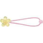 ヘアゴム キラキラフラワー HAG6 イエロー