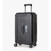 スーツケース フロントハンドル搭載PPボディ 旅行日数目安：2～3泊 59L TSAロック搭載 ファスナータイプ ブラック M3005-Z63BK
