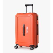 スーツケース フロントハンドル搭載PPボディ 旅行日数目安：2～3泊 59L TSAロック搭載 ファスナータイプ オレンジ M3005-Z63OR