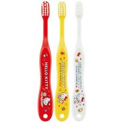 TB5ST ハローキティ クッキー [歯ブラシ 園児用（3～5歳） 3本セット キャップ付]