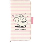 MYS-03A [マルチフリップカバーM+ ヨッシースタンプ うさぎさん&くまさん]
