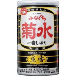 生原酒 薫香 ふなぐち菊水一番しぼり 19度 200ml缶 [清酒]