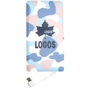 リチウム充電器 モバイルバッテリー 4000mAh LOGOS カモ
