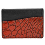 クロワロワイヤル 名刺入れ CRS-714/RED/BLK