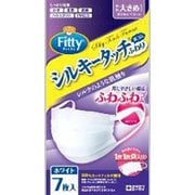 フィッティ シルキータッチ耳 ゴムふわり 7枚入り ホワイト やや大きめ