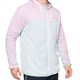 プレミアム虫よけUVメッシュパーカー ピンクxライトグレーLL 男女兼用