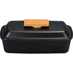 Piatto 長角ピアットランチ マットブラック 77256
