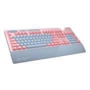 ASUS AURA SYNC対応CHERRY MX軸採用 メカニカルゲーミングキーボード（赤軸） ピンクカラー XA01 ROG STRIX FLARE PNK/RD/US