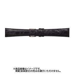 CNH-A 17mm-14mm NH型押ワニ ブラック [時計バンド]