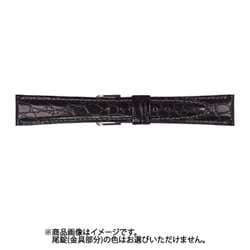CRA-A 16mm-14mm RA型押ワニ ブラック [時計バンド]