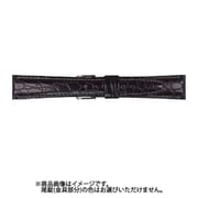 CRA-A 16mm-14mm RA型押ワニ ブラック [時計バンド]