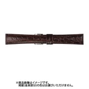 CRA-B 17mm-14mm RA型押ワニ ダークブラウン [時計バンド]