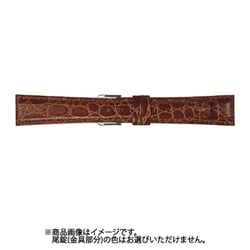 CRA-C 18mm-15mm RA型押ワニ ブラウン [時計バンド]