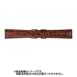 CRA-C 20mm-15mm RA型押ワニ ブラウン [時計バンド]