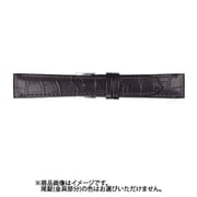 CP-A 18mm-16mm P型押ワニ ブラック [時計バンド]