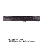 CP-A 20mm-18mm P型押ワニ ブラック [時計バンド]