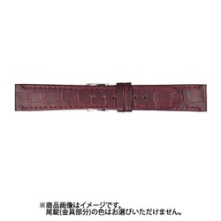 CP-W 20mm-18mm P型押ワニ ワイン [時計バンド]