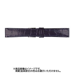 CP-N 20mm-18mm P型押ワニ ネイビー [時計バンド]