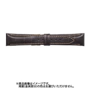 CFM-BO 20mm-16mm FM型押ワニ ダークブラウン/オレンジステッチ [時計バンド]