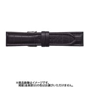 CKM-A 24mm-22mm KM型押ワニ ブラック [時計バンド]