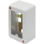 AB4112 [マサル メタルモール付属品 1個用スイッチボックス 深型 ホワイト]