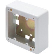 ABN4122 [マサル メタルモール付属品 2個用スイッチボックス 深型 ノックなし ホワイト]