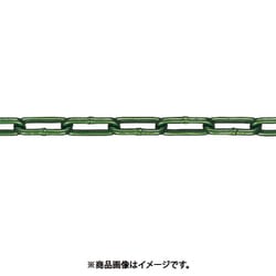 AL-5-30C-GR [水本 アルミカラーチェーン グリーン AL-5GR 30m 1本]