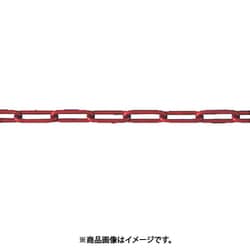 AL-5-30C-R [水本 アルミカラーチェーン レッド AL-5R 30m 1本]