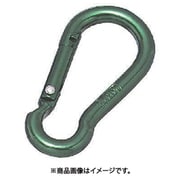 水本 アルミスナップフック アルマイト付 グリーン 線径5mm長さ51mm 1個 ALB-5GR