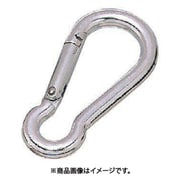 水本 アルミスナップフック アルマイト付 シルバー 線径5mm長さ51mm 1個 ALB-5S