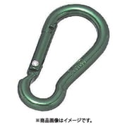 水本 アルミスナップフック アルマイト付 グリーン 線径8mm長さ78mm 1個 ALB-8GR