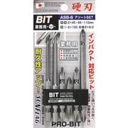 ASB-6 [サンフラッグ 業務用ビットセット6本組]