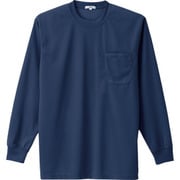 AZ-10575-008-SS [アイトス 吸汗速乾クールコンフォート 長袖Tシャツ男女兼用 ネイビー SS]