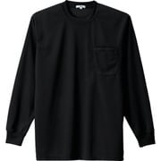 AZ-10575-010-5L [アイトス 吸汗速乾クールコンフォート 長袖Tシャツ男女兼用 ブラック 5L]