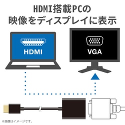 ヨドバシ.com - エレコム ELECOM AD-HDMIVGABK2 [変換アダプタ/HDMI ...