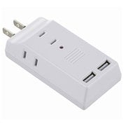 USB電源タップ USB2個口+AC3個口 ホワイト HS-TM3U2K3-W