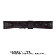 ZS-AR 20mm-18mm シャーク ブラック/レッドステッチ [時計バンド]