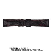 ZS-AR 24mm-22mm シャーク ブラック/レッドステッチ [時計バンド]
