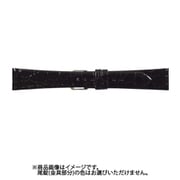 WD-A 19mm-14mm 腹ワニD ブラック [時計バンド]