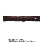 WDM-B 16mm-14mm 腹ワニDM ダークブラウン [時計バンド]