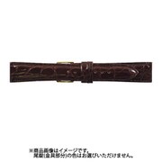 WDM-B 19mm-16mm 腹ワニDM ダークブラウン [時計バンド]