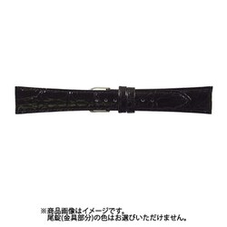 WS-A 18mm-14mm 腹ワニS ブラック [時計バンド]