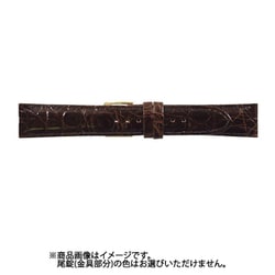 WC-B 18mm-16mm 腹ワニC ダークブラウン [時計バンド]