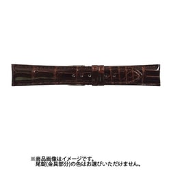 WRS-B 18mm-16mm クロコS ダークブラウン [時計バンド]