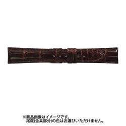 WRS-B 19mm-16mm クロコS ダークブラウン [時計バンド]