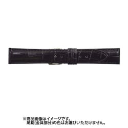 WRM-A 20mm-18mm クロコマット ブラック [時計バンド]