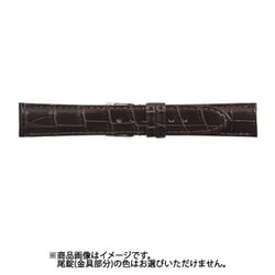 WRM-B 18mm-16mm クロコマット ダークブラウン [時計バンド]
