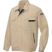AZ-771-002-6L [アイトス 長袖ブルゾン ベージュ×ネイビー 6L]