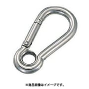 B-089 [水本 ステンレス スナップフックA型 リング付 線径5mm 長さ53mm （849-0725） 1個]